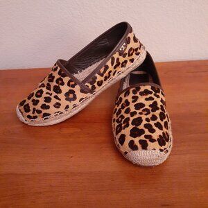 Tory Burch Animal Print Espadrilles